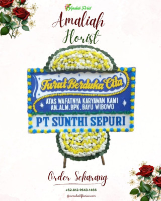 Papan Bunga Duka di Toseho
