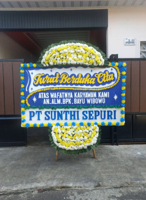 Papan Bunga Duka di Toseho