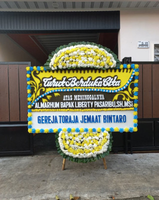 Papan Bunga Duka di Toseho