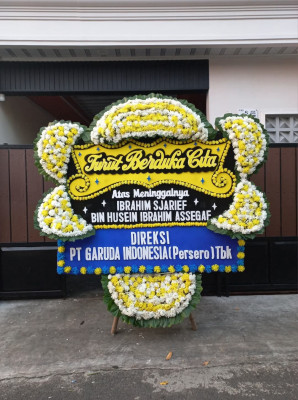 Papan Bunga Duka di Toseho